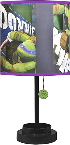 Miniatura 3 de Nickelodeon - Lámpara de mesa Teenage Mutant Ninja Turtles 11.8 x 11.6 x 17.2 pulgadas