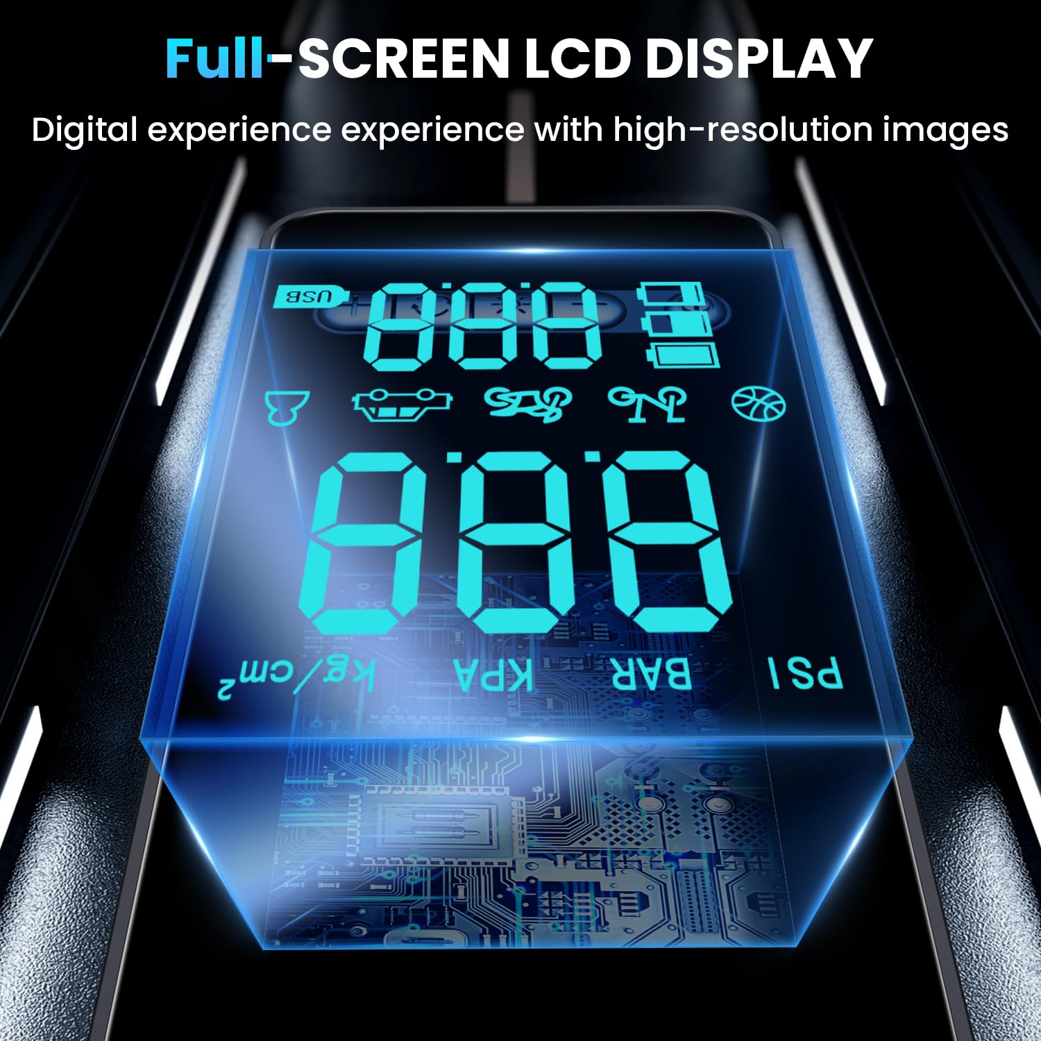 Tyre Inflator Cordles Compressor 150 PSI - 5
