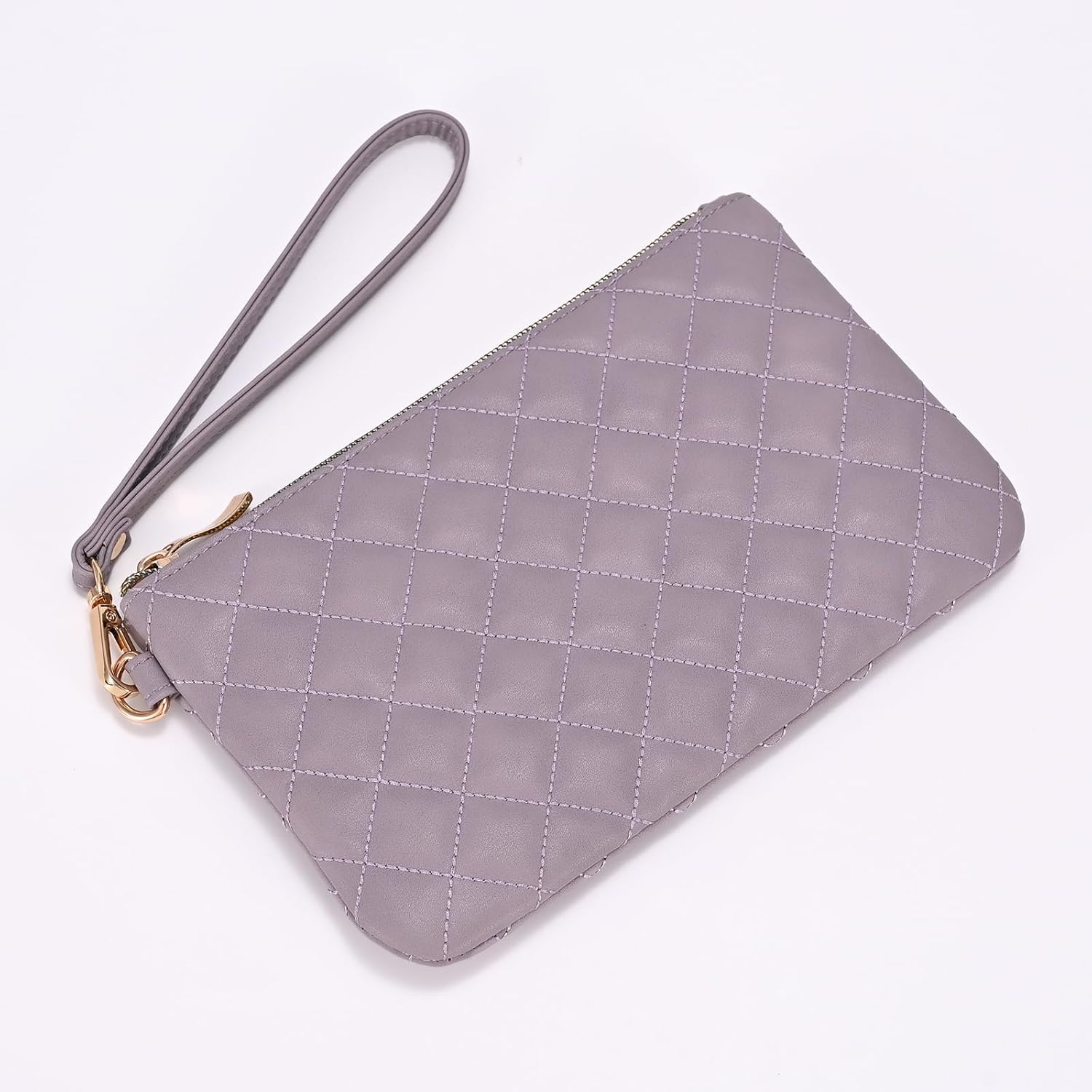 GAYI URBAN Quilted Small Wristlet Clutch Purse for Women