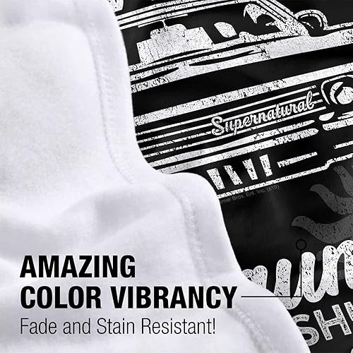 Miniatura 2 de LOGOVISION Supernatural Driver Picks Music - Manta polar de 60 x 80 pulgadas