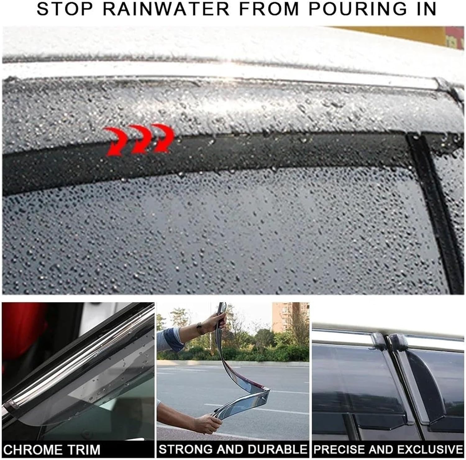 サイドウィンドウバイザー に適合する レクサス GX460 2009-2019 ウィンドウバイザー ウィンドディフレクター ベントシ