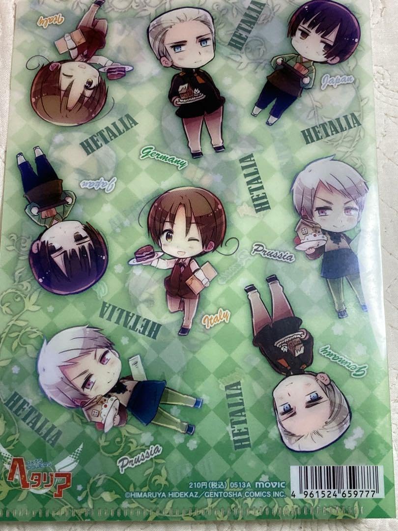 ヘタリア クリアファイル ラバスト まとめ売り ヘタリア クリア