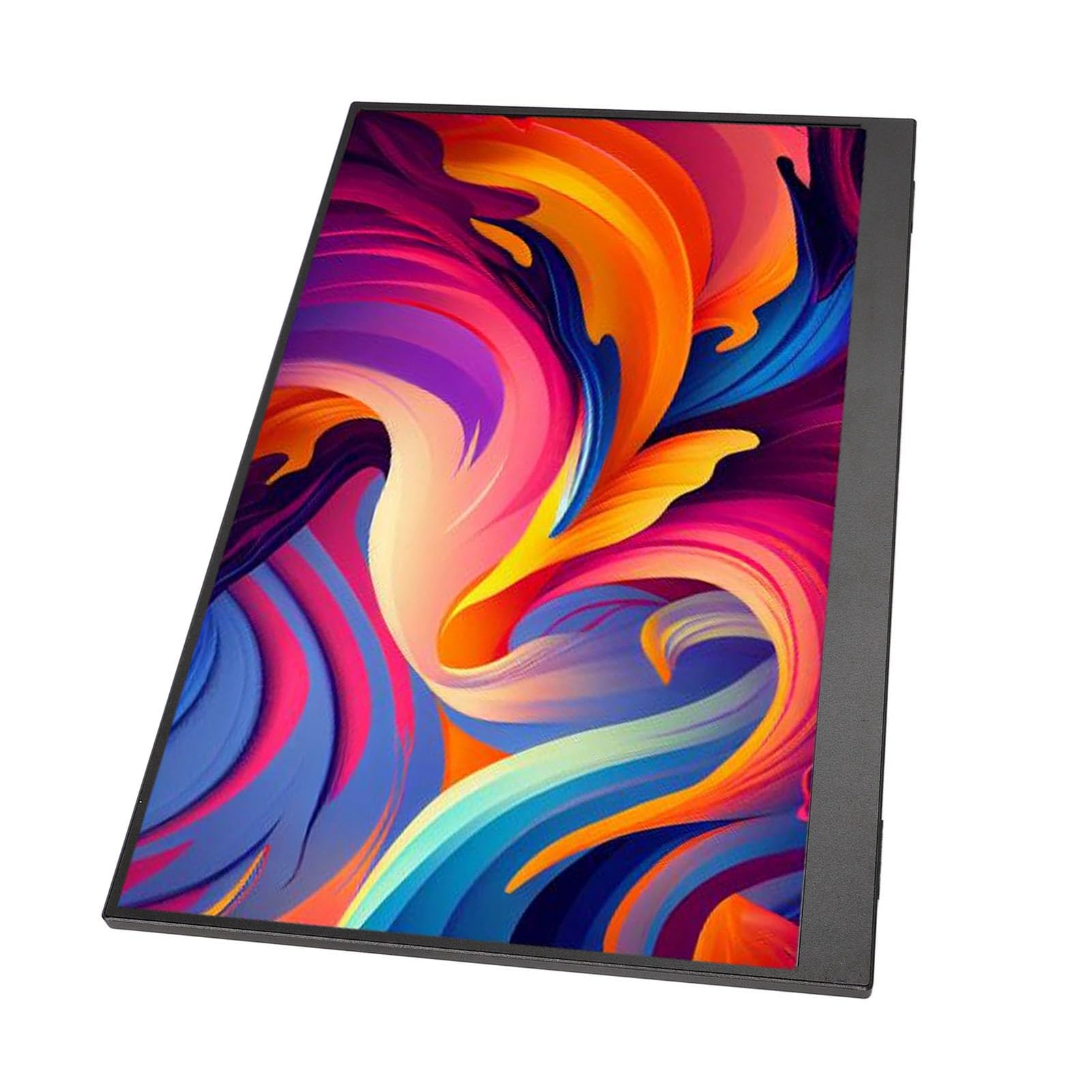 Przenośny Wyświetlacz Full HD 1080P IPS o Przekątnej 15,6 Cala, Wszechstronny Monitor Typu C do Laptopa, Konsoli, Ultracienki Drugi Ekran z regulowaną podstawą, Idealny do Gier,