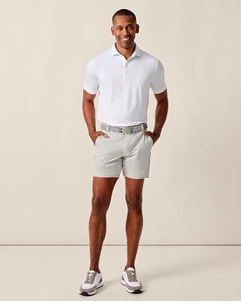 johnnie-O Fusionn Shorts | Men's Knit Performance Pull-On Short | 4-Way Stretch | Golf & Casual