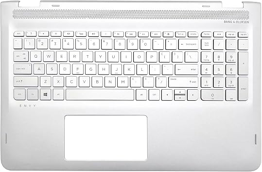 New Replacement for HP Envy X360 M6-AQ 15T-AQ 15-AQ M6-AQ005DX 15 AQ Laptop Upper Case Palmrest Backlit Keyboard Assembly Part 857283-001 Silver