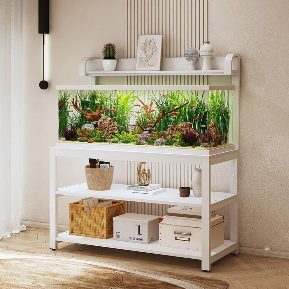 Amazon | Kziazoi 水槽棚金属ラーメン多層耐力ブラケット幅60