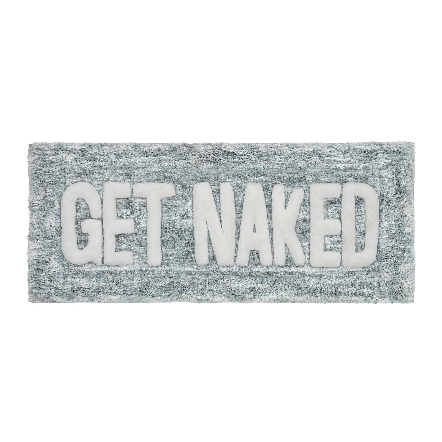 VCNY Home - Bath Mat, Cotton Bath Rug with Nonskid Back, Modern Home Decor (Get Naked Teal, 24" x 60")