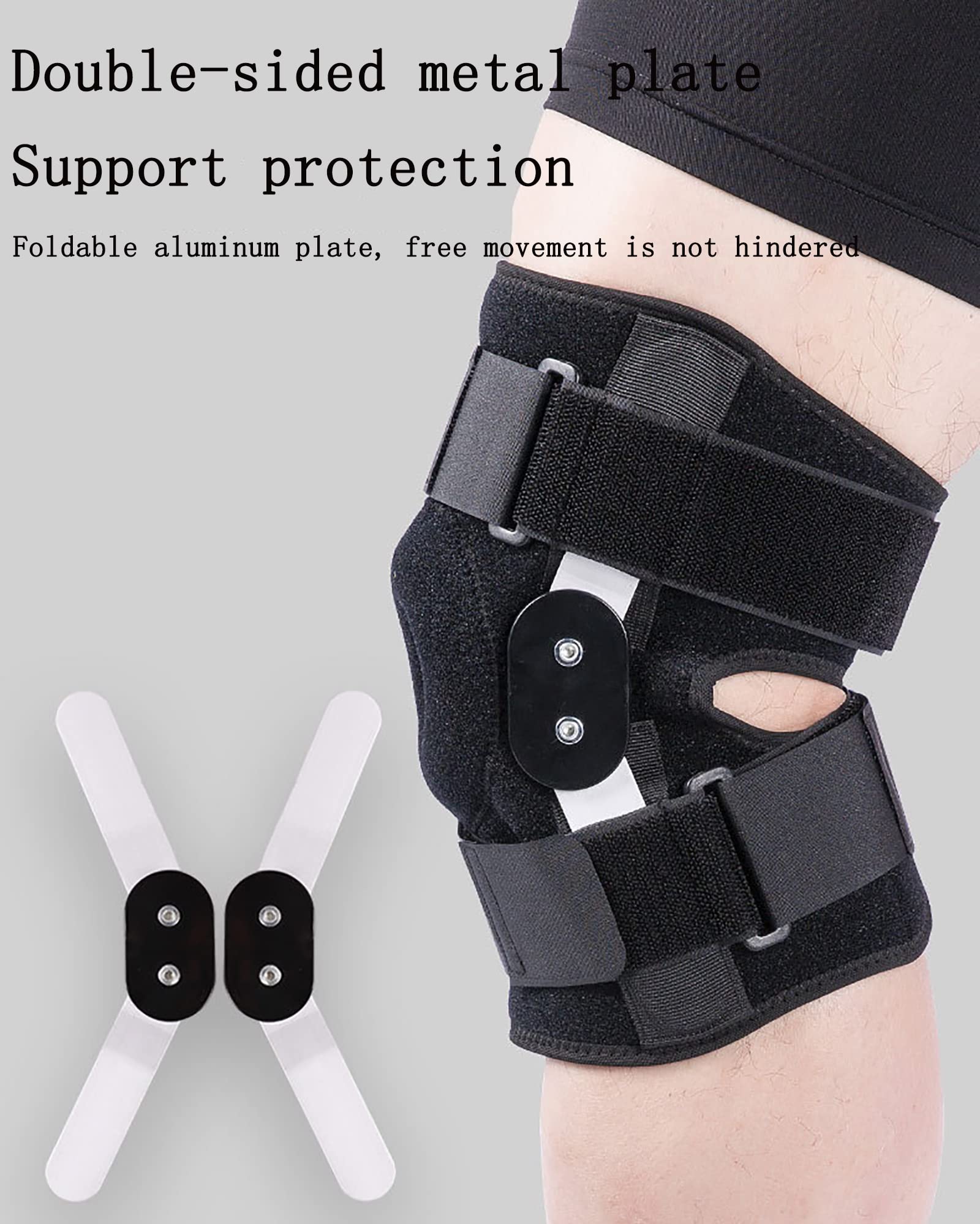 Offene Patella-Stützbandage, verstellbare Knie-Kompressionsbandage, Bänder, Sportverletzungen, orthopädische Schiene zur Schmerzlinderung bei Arthritis