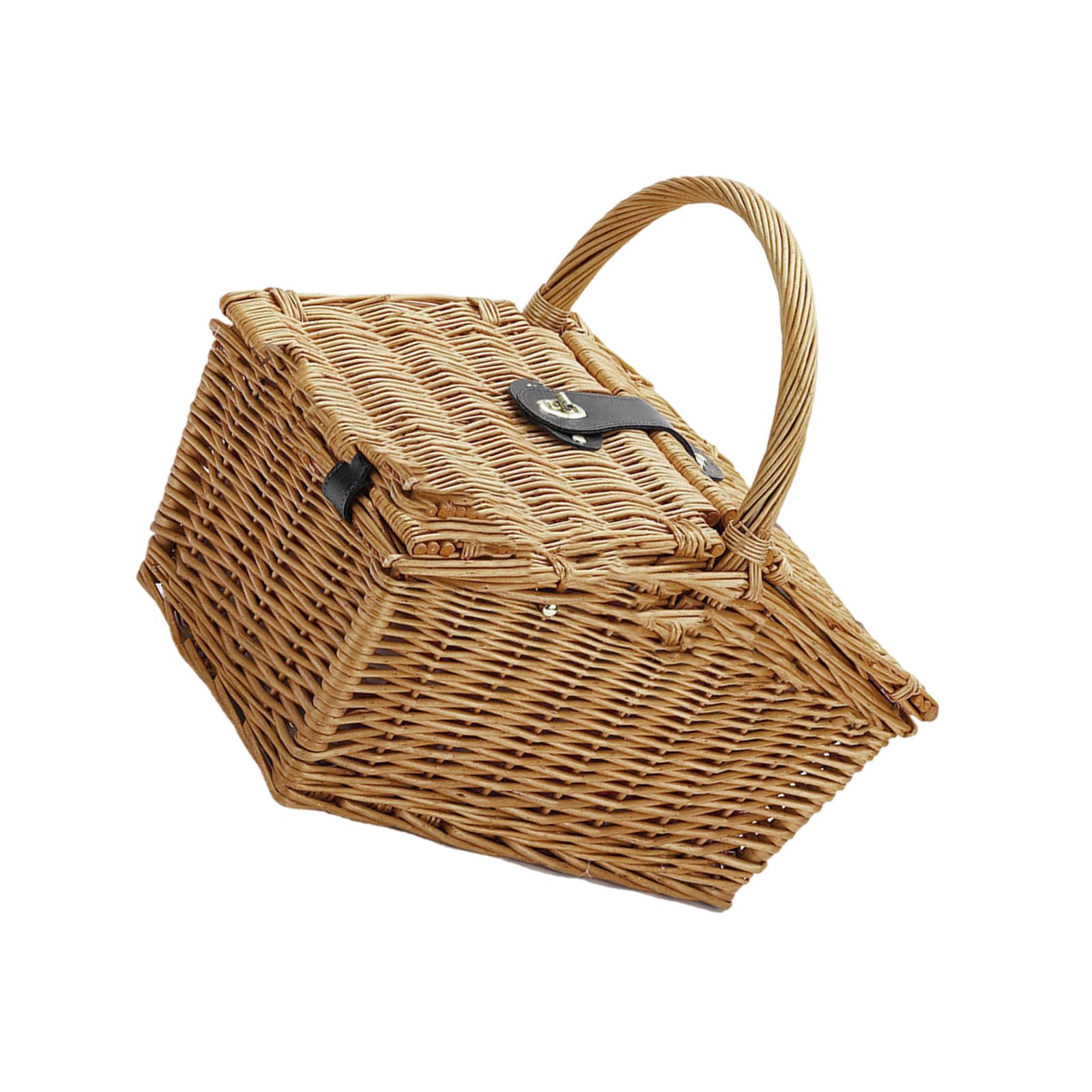 Amazon｜ヴィンテージスタイルピクニックハンパーラスティック