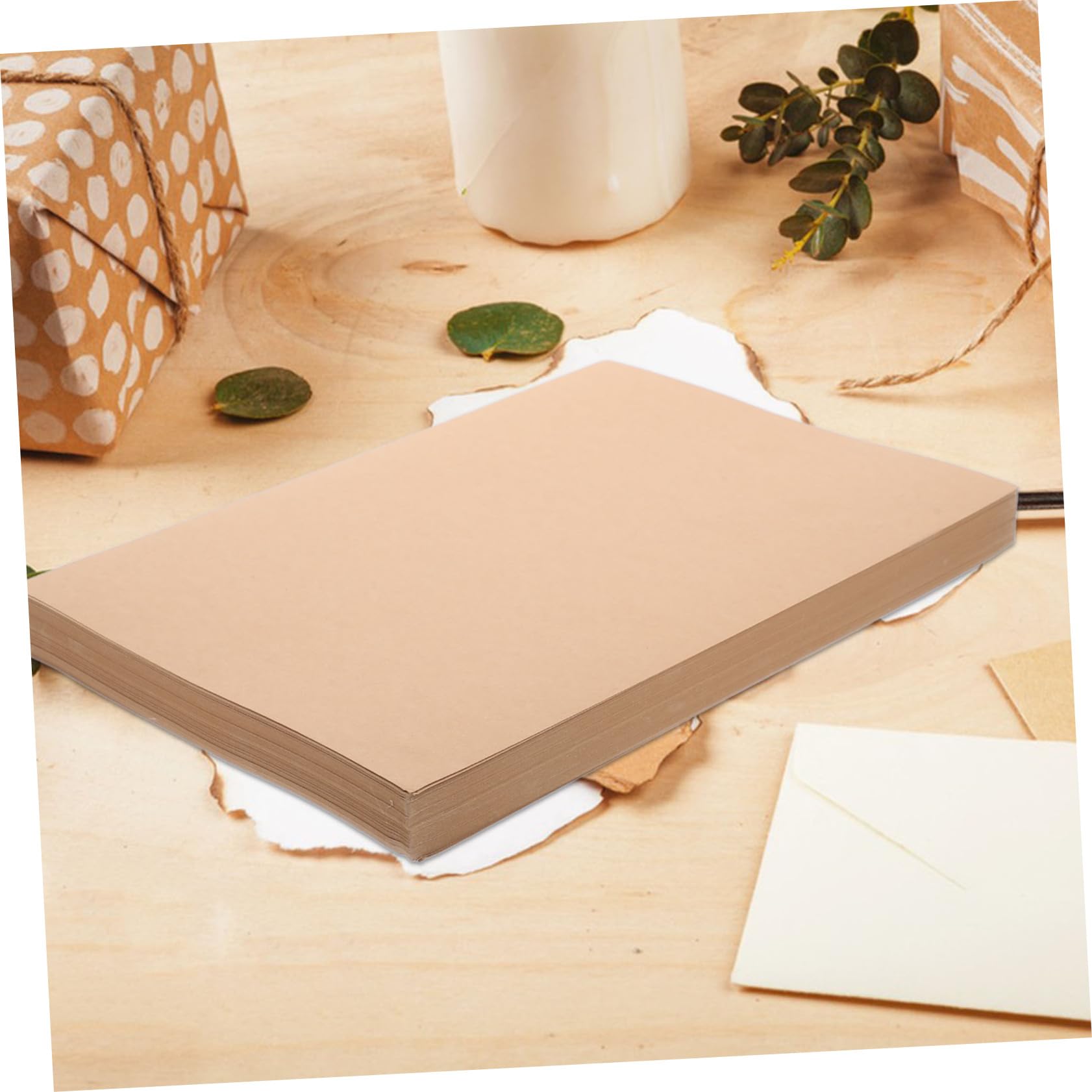 Brauner Karton 100 Blatt 180g/m² Blanko Kartenpapier