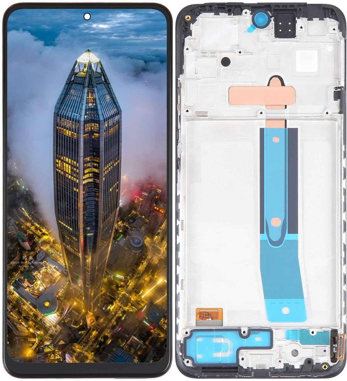 (Incell) Display LCD Assembly per Xiaomi Redmi Note 11S (versione 4G) 2201117SY Kit di Ricambio Schermo