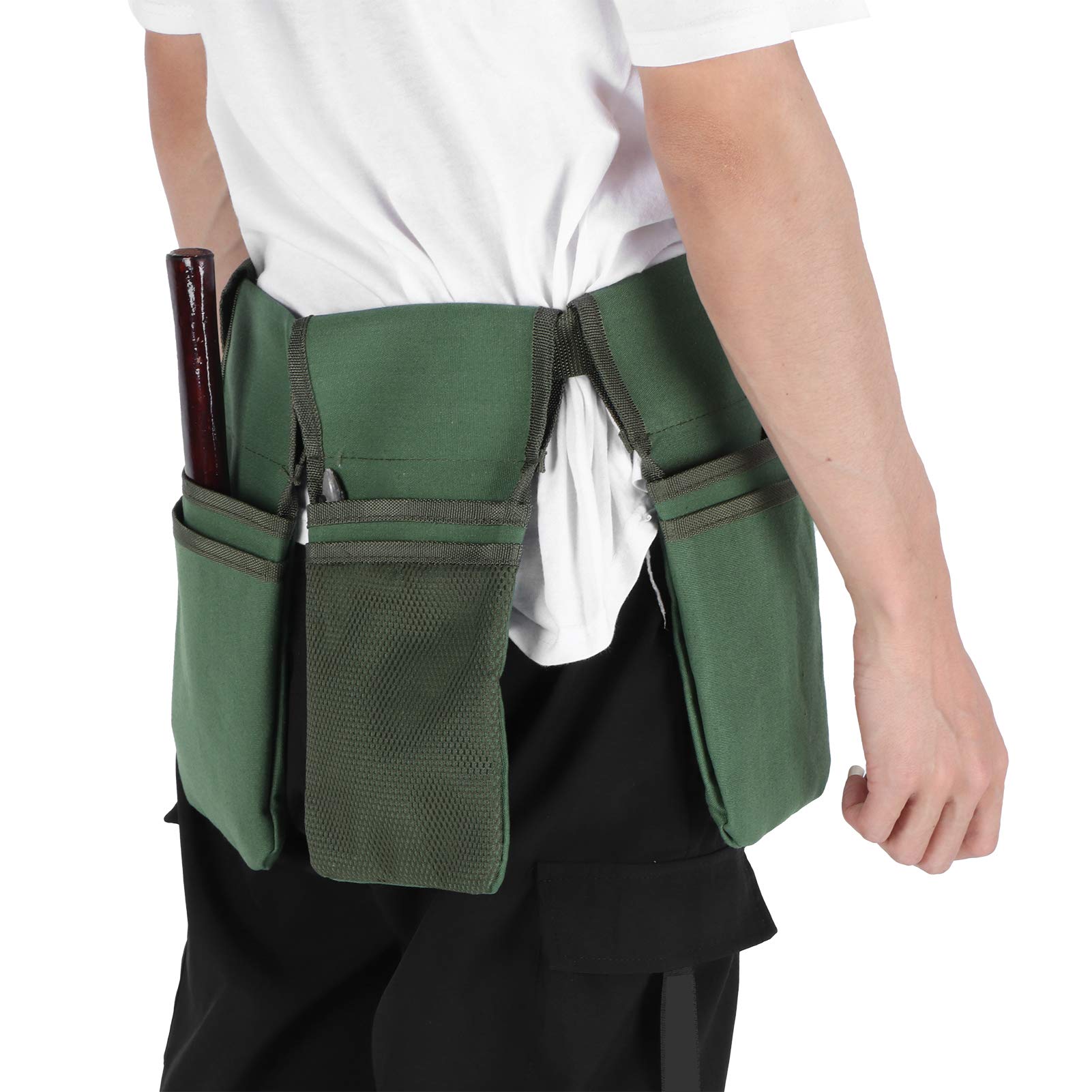 Set di attrezzi da giardinaggio, verde con clip di sostegno per piante, kit di fascette regolabili per la tutoratura di pomodori, cetrioli e piselli dolci, organizer