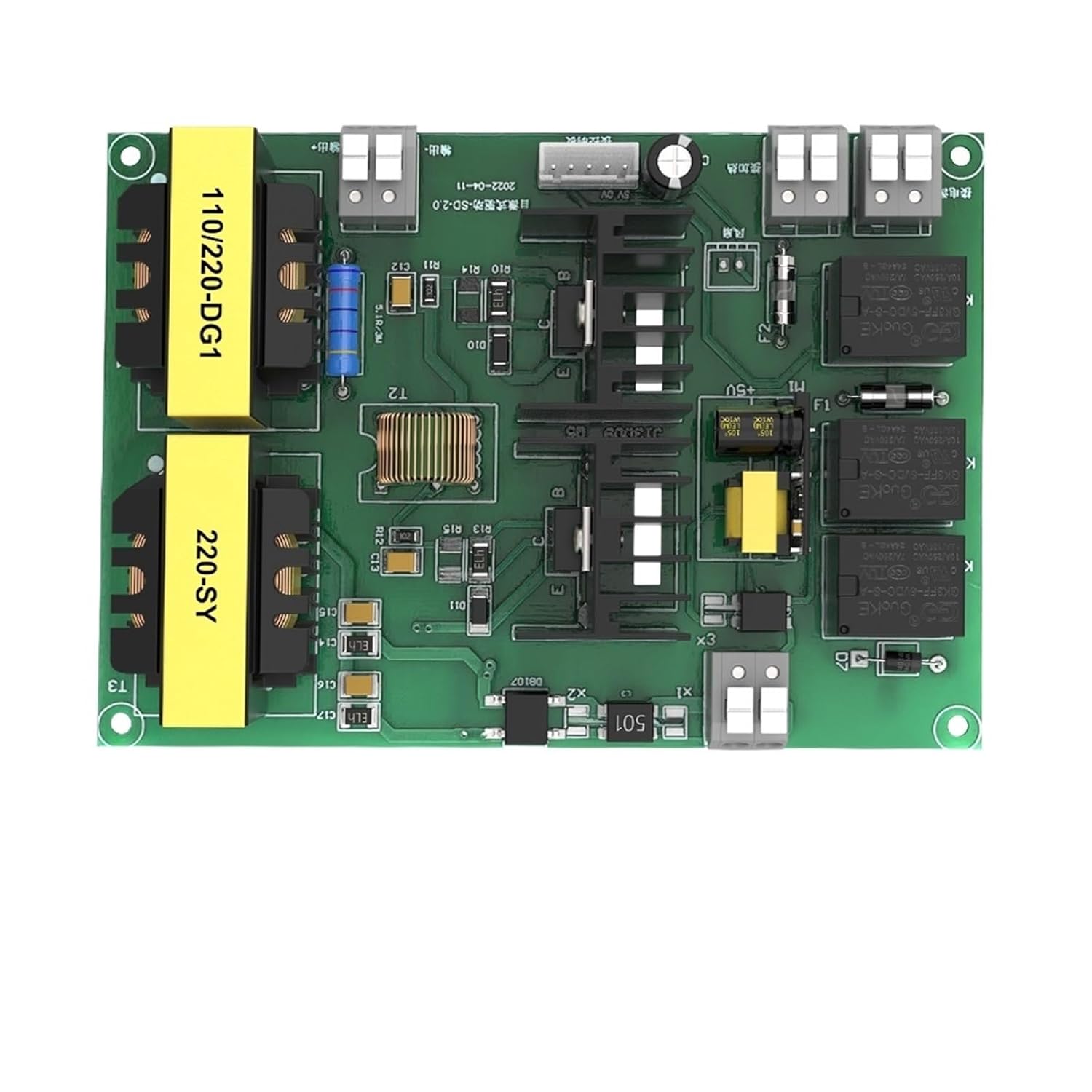 40KHz 60~180W Drive Board Digital Control PCB Generator for Ultrasonic Cleaner DIY Repair(Digital 60W)