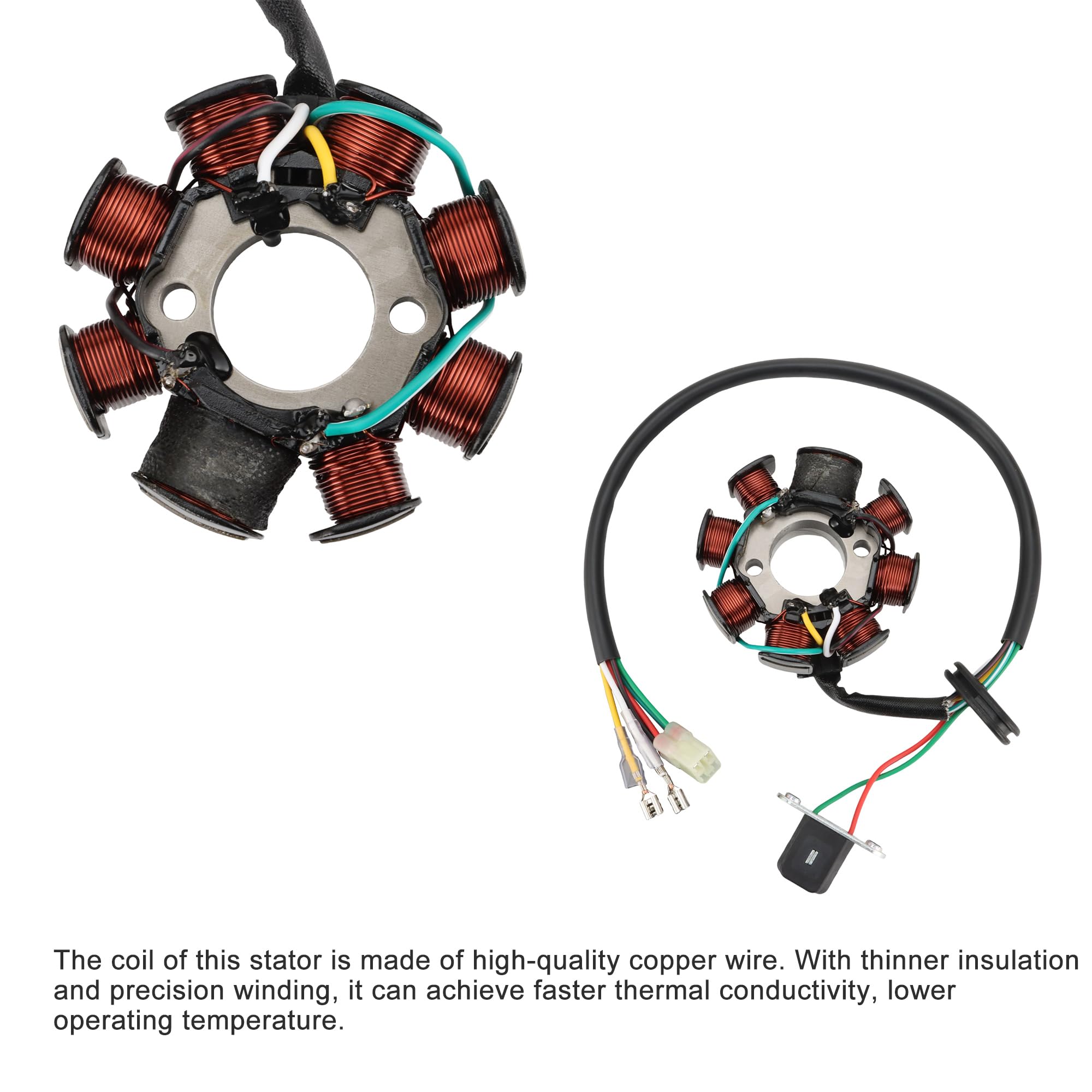 GOOFIT Générateur d'allumage de stator magnétique Remplacement pour 250 EXC XC300 EXC-E XCW 250R 200 125 150 55139004000