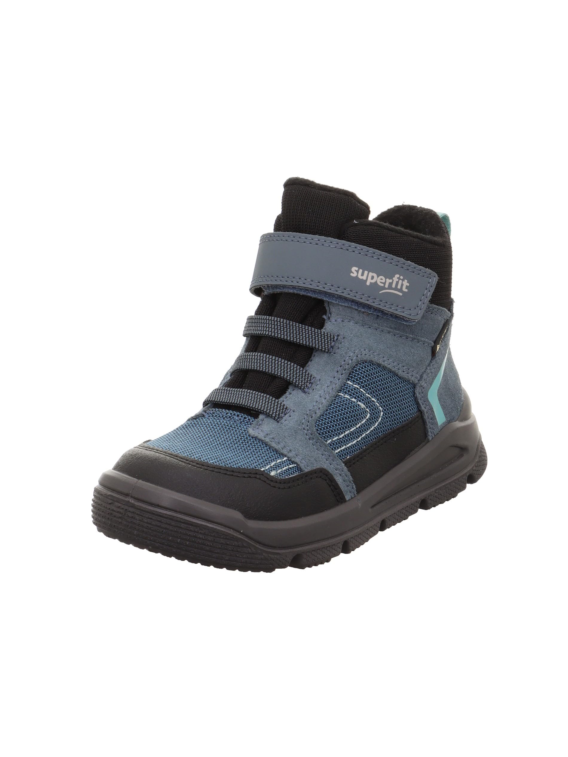 Superfit 1-009089-8020 Schlupfstiefel Synthetik, Leder & Textil Unisex in blau-kombi