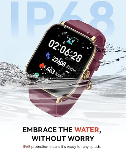 Miniatura 7 de Relojes inteligentes, rastreador de actividad física para hombres y mujeres con contador de pasos, monitor de sueñocalorías, podómetro, impermeable