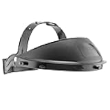 Model K Headgear with Ratchet Suspension, Fits 12 In. to 15.5 In. Face Shields, Black