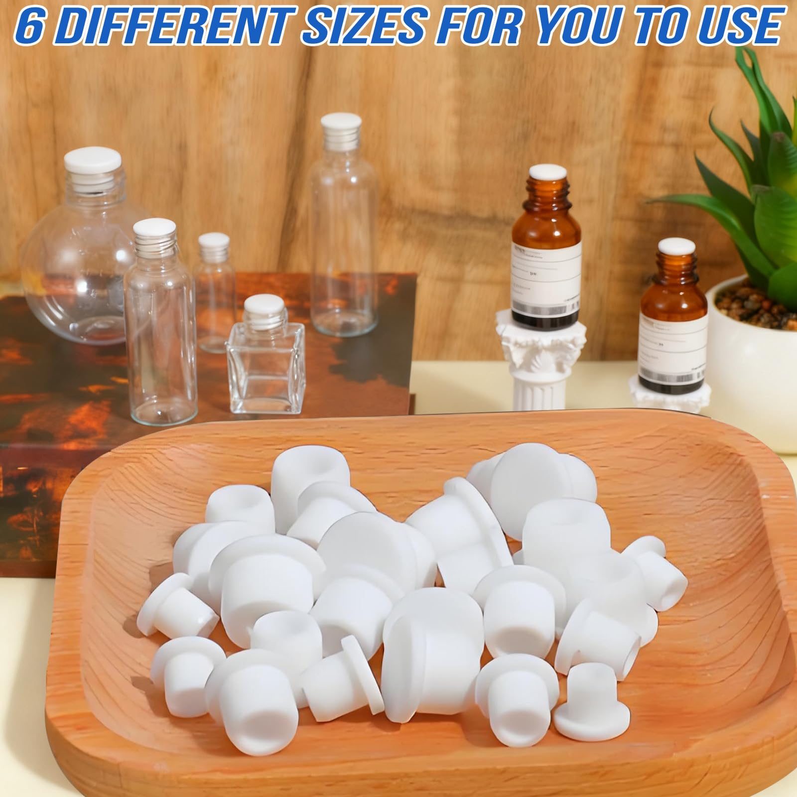 Silicone Salt & Pepper Stoppers - 30 Pack -5 Silicone Salt & Pepper Stoppers - 30 Pack -5