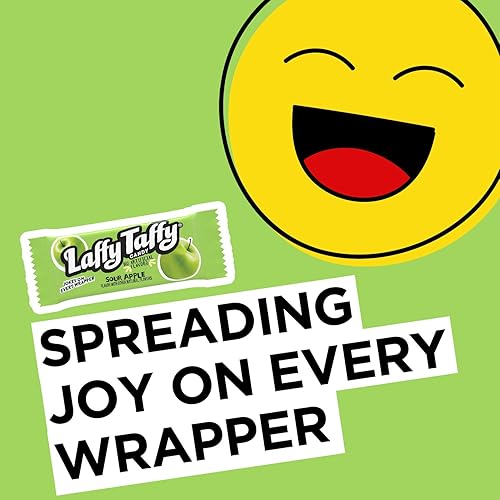 Vista 13 de Laffy Taffy Caramelos surtidos con sabor a frutas, sabor a manzana agria, cereza, fresa y plátano (145 piezas)