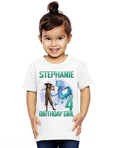 Personalized Raya Birthday Shirt, Add Any Name and Age, Custom Shirts for a Raya Birthday Party, Family Matching Shirts.