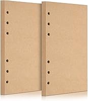 Vista 7 de Papel de recambio A6, 320 páginas A6, hojas sueltas, 6 agujeros, repuestos para cuaderno de 6 anillas rellenables, planificador, diario, pintura