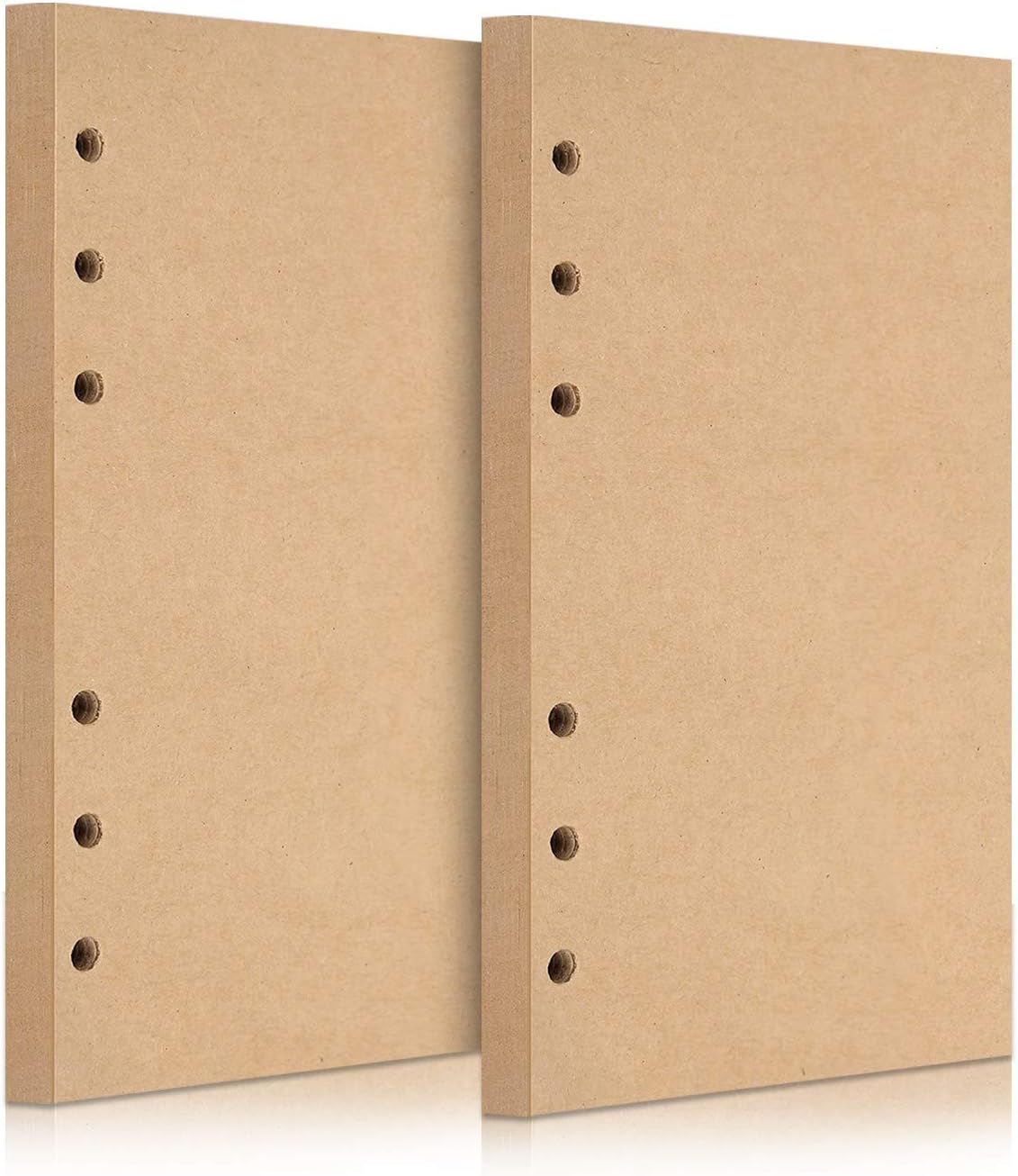 A5 Refill Paper, 280 Pages A5 Loose Leaf Paper 6 Hole Notebook Refills for 6 Ring Refillable Binder Notebook Planner Diary Journals Painting Personal Organiser-Blank Pages