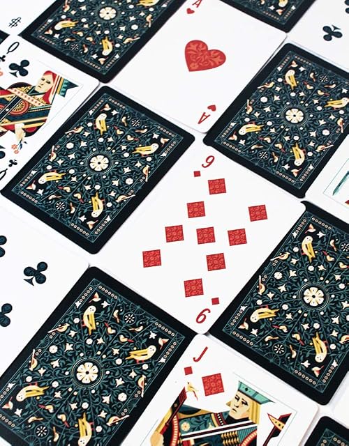 Foto 6 de 8 de Bicycle Tiny Aviary - Baraja de Cartas de colección, Magia y cardistry. Diseño de Naipes Especial con Motivos…