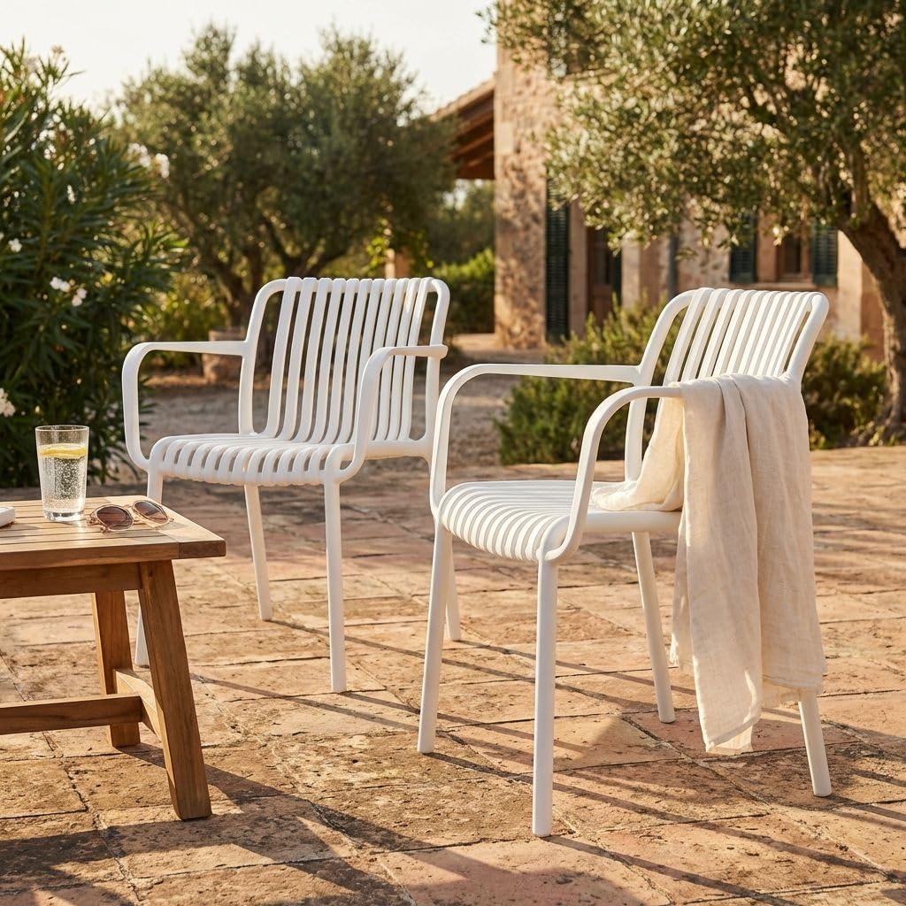 MilaniHome.it - poltrona da giardino in polipropilene di design moderno per giardino
