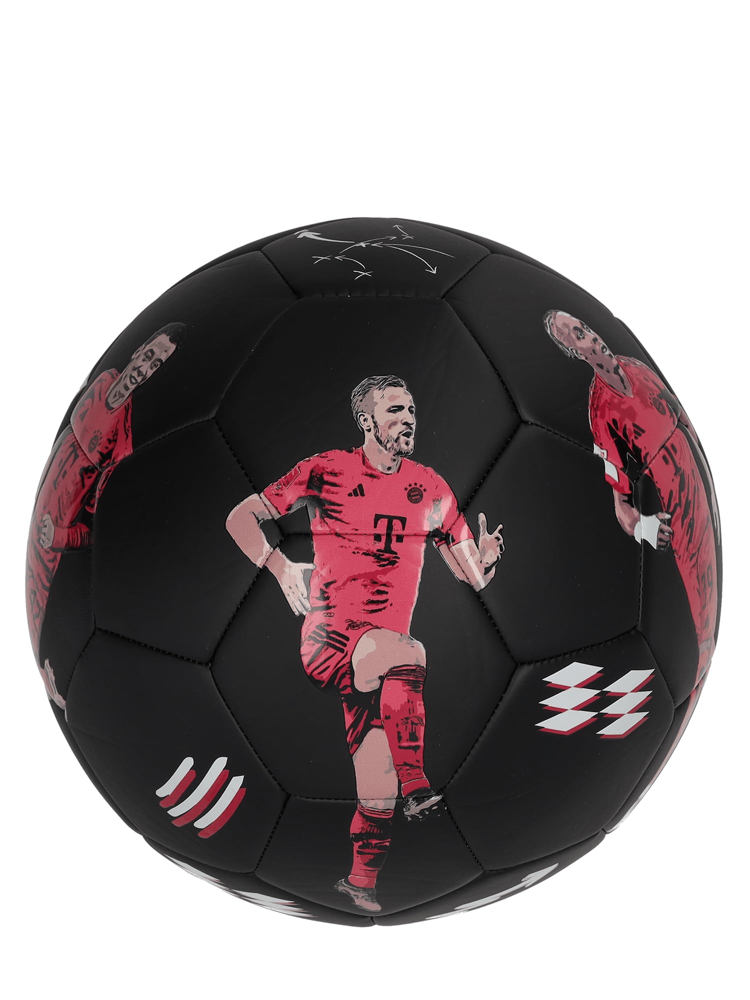 FC Bayern München I Ball I Piłka nożna Player 2024-25 I czarna I rozmiar 5