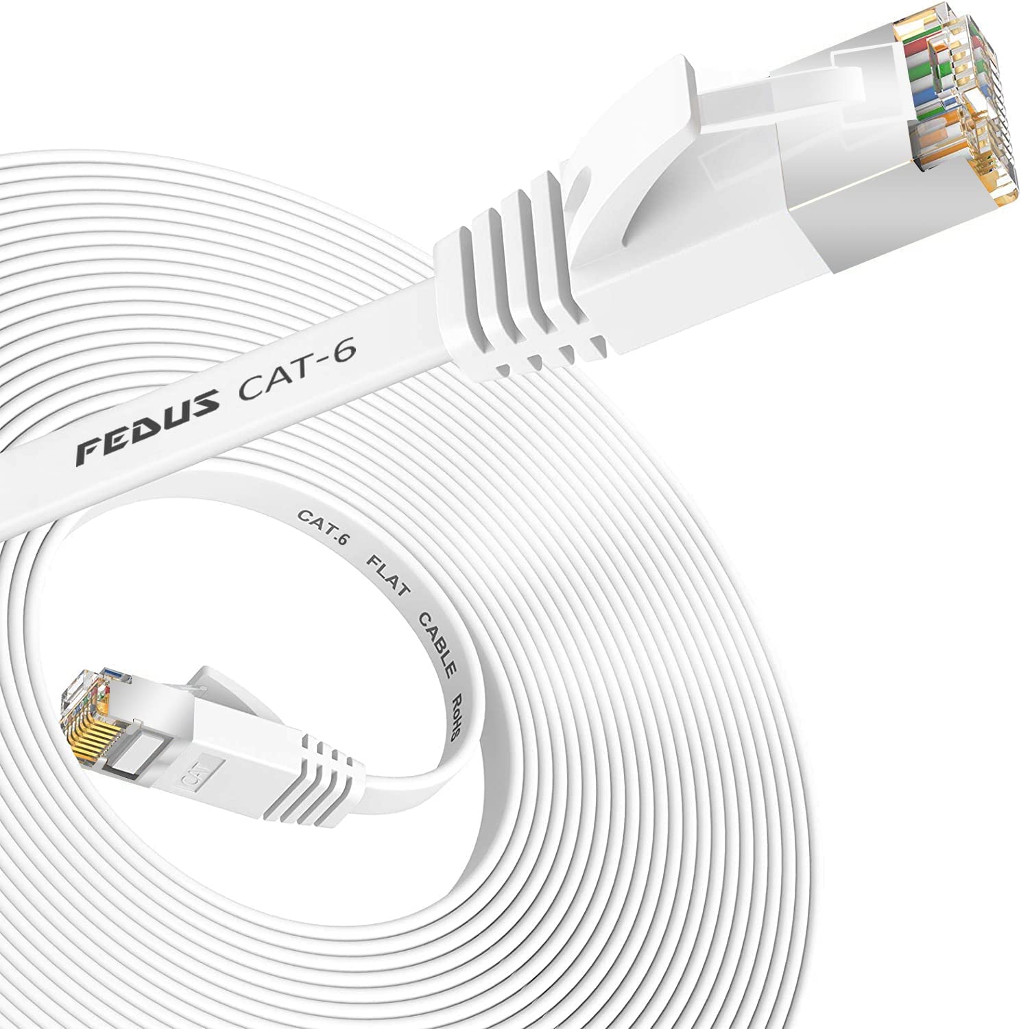 See full amazon price history chart for FEDUS 5 Meter Cat6 Ethernet Cable, Flat Rj45 Lan Cable Wire High Speed 250Mhz, 1 Gigabit Speed Utp Lan Cable, Network Internet Cable, Patch Computer Cord Gigabit Category 6 Wires For Modem, White FEDUS 5 Meter Cat6 Ethernet Cable, Flat Rj45 Lan Cable Wire High Speed 250Mhz, 1 Gigabit Speed Utp Lan Cable, Network Internet Cable, Patch Computer Cord Gigabit Category 6 Wires For Modem, White (B0BQLPLKNS) Amazon Price History, Amazon Price Tracker