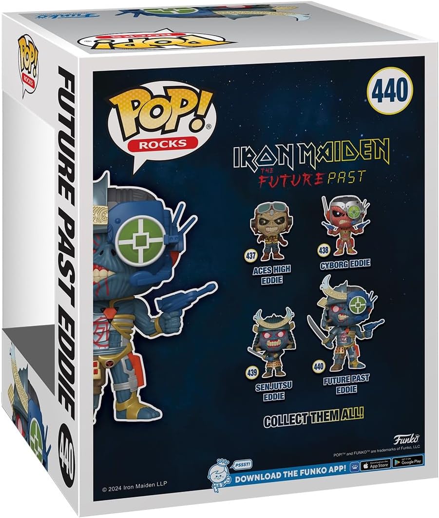 Funko POP Super: Iron Maiden - Senjutsu Eddie - The Future Past - Collectable Vinyl Figure - Gift Idea - Official Merchandise - for Kids & Adults - Music Fans - Model Figure for Collectors