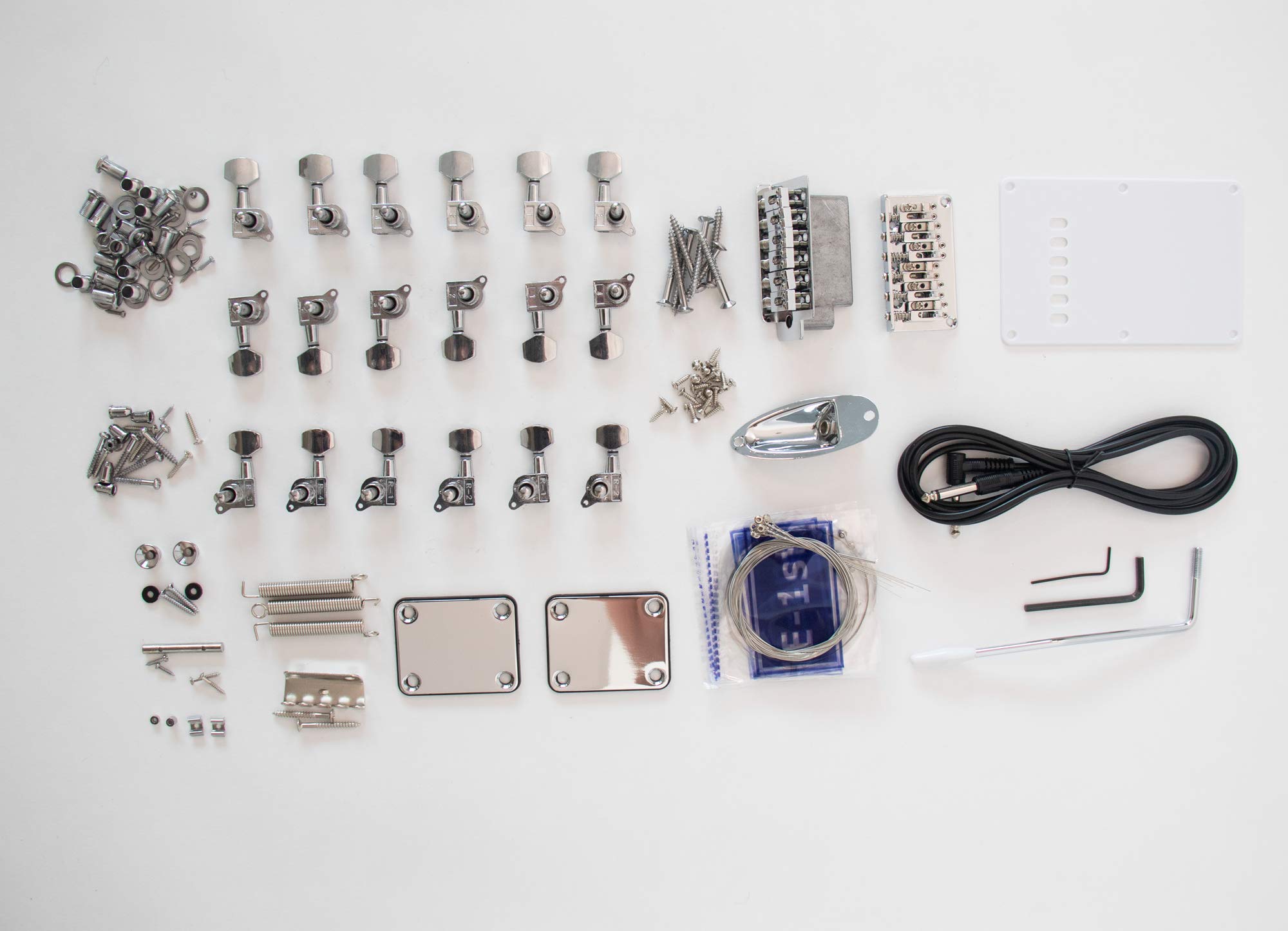 The FretWire Double Neck 6 String 12 String DIY Electric Guitar Kit