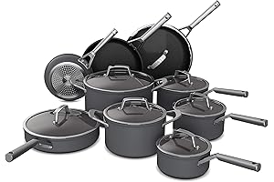 Ninja Bakeware Set: C39900 Foodi NeverStick Premium 16-Piece Cookware Set for Unparalleled Cooking Mastery