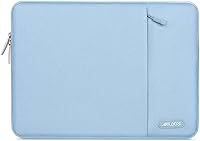 Vista 59 de MOSISO Funda vertical de poliéster con bolsillo para laptop de 13 y 13.3 pulgadas, para computadora MacBook Air, Pro 13. Pro 14, HP, Dell, ASUS