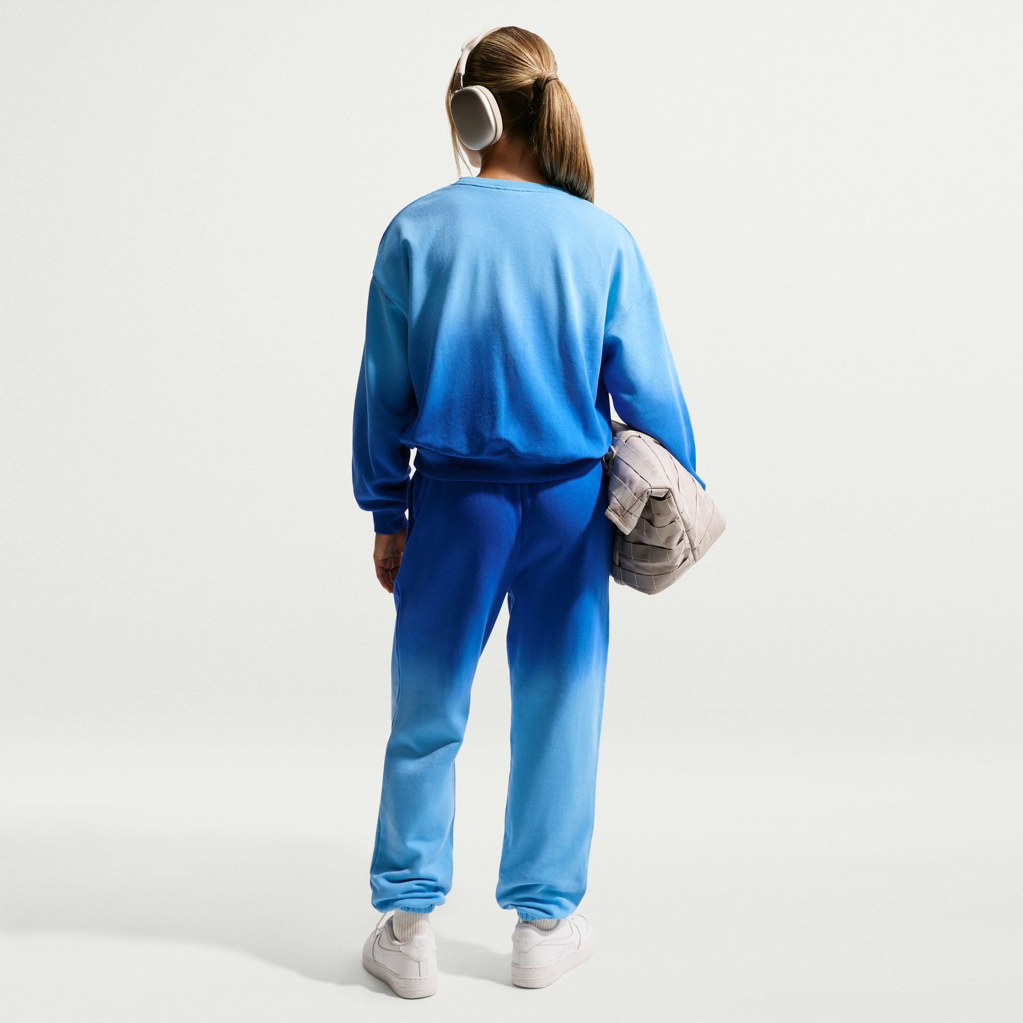 NIKE Nike Sportswear Studio Fleece Lockere Hose Für Ältere Mädchen - Spodnie Dziewczynki