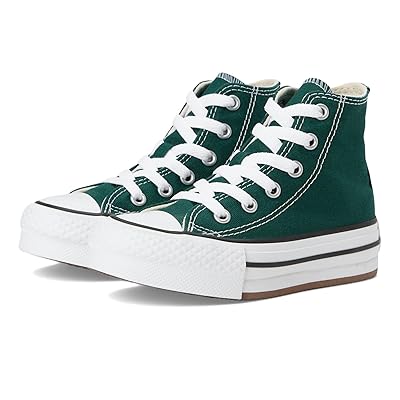Converse Kids Chuck Taylor All Star Eva Lift (Little Kid) Kids Shoes Green Envy/White/Natural Ivory