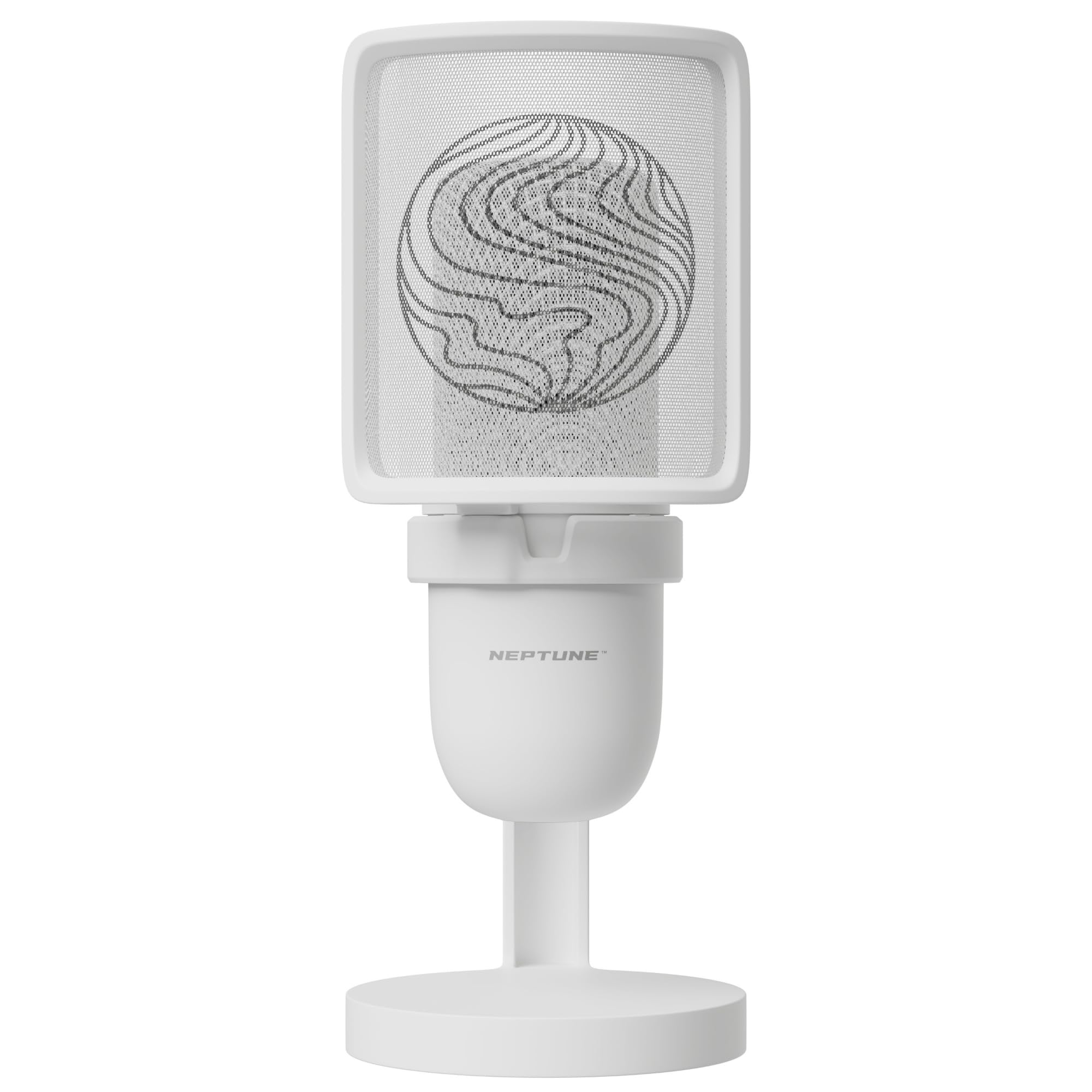 Neptune Sonus Gaming Microphone | Streaming Mic with Pop Filter for Vocal Clarity | Desktop Microphone for Streaming, Gaming, Recording, & Podcast | Microphone for PC with Type-C to USB Cable (White)-image-28