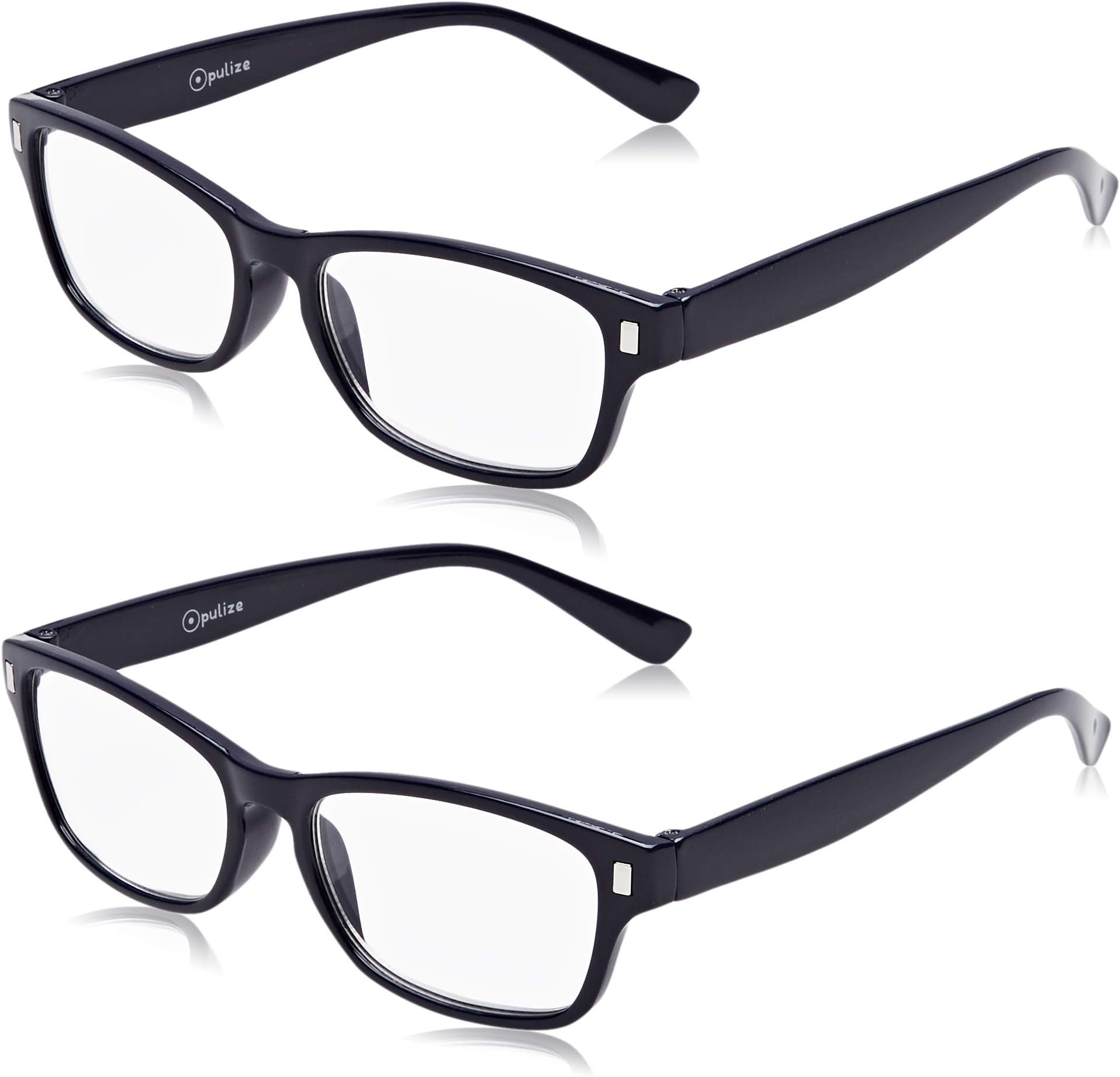 The Reading Glasses Company Dark Blue Readers Value 2 Pack Mens Womens RR77-3 +2.50
