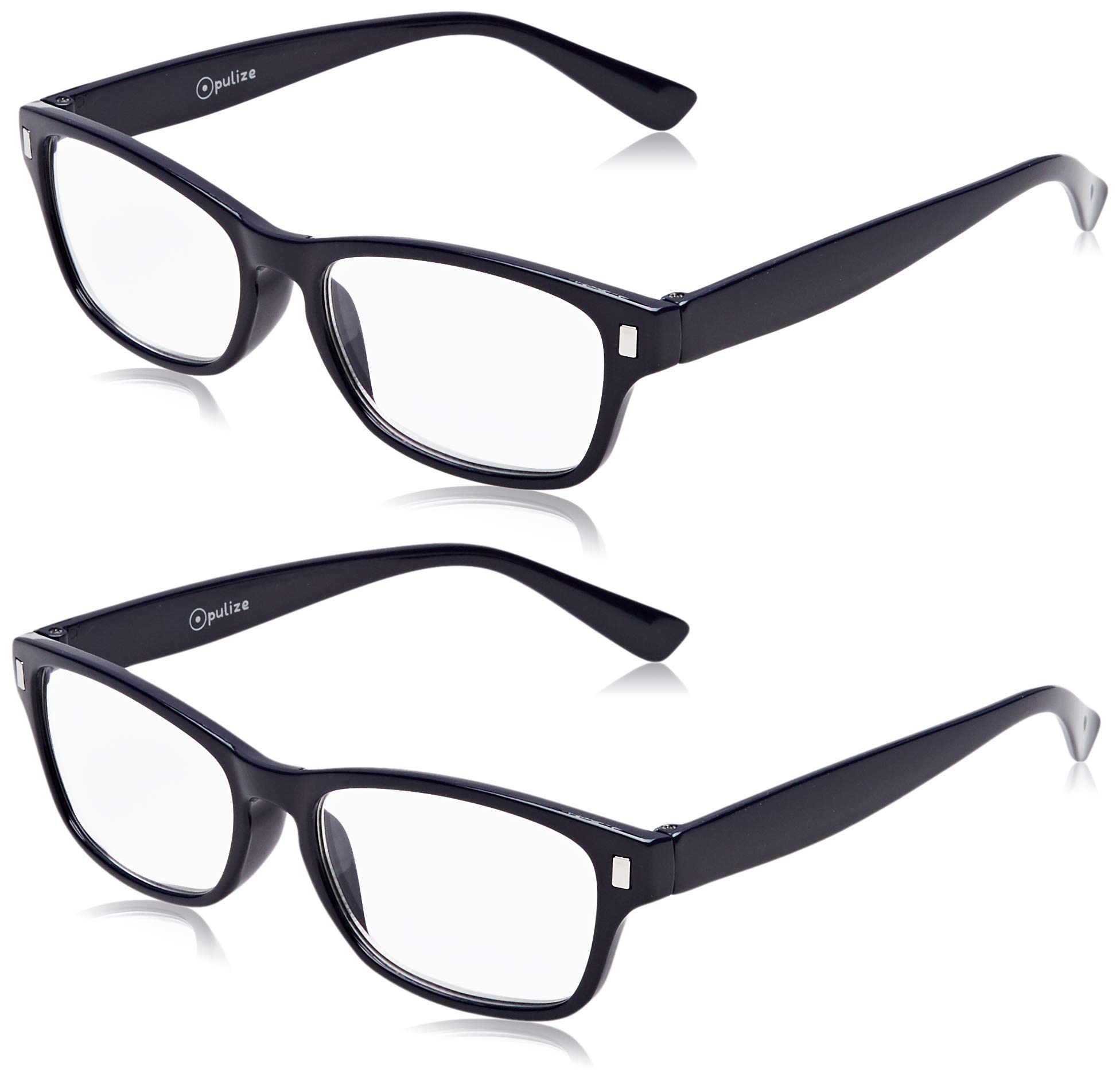 The Reading Glasses Company Dark Blue Readers Value 2 Pack Mens Womens RR77-3 +2.50