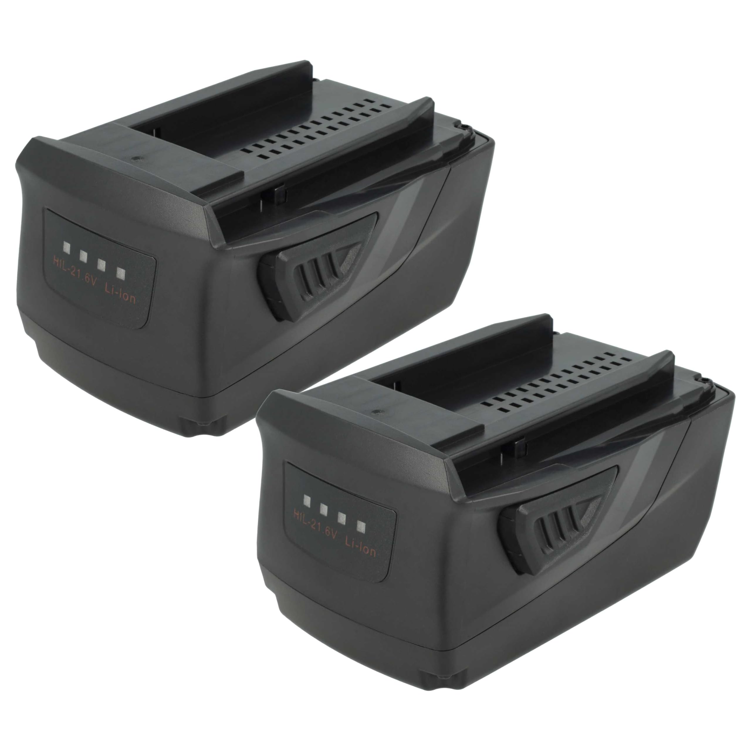 vhbw 2x batteria sostituisce Hilti B22/2.6, B22/3.3, B22/5.2, B22/8.0 per utensile elettrico (6000 mAh, Li-Ion, 21,6 V)