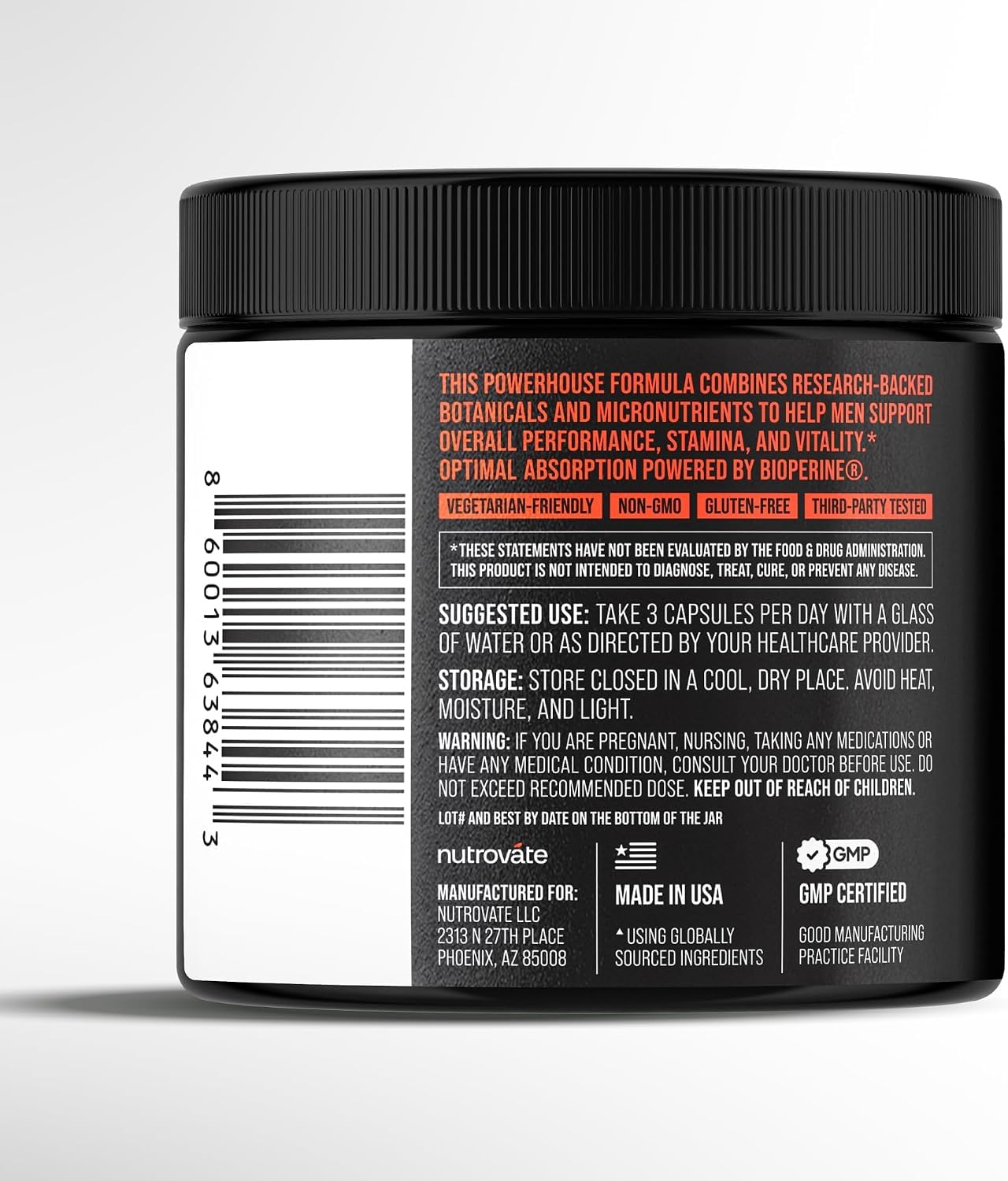 Testosterone Booster for Men with Tongkat Ali, Shilajit, KSM-66 Ashwagandha — Amazon image 10