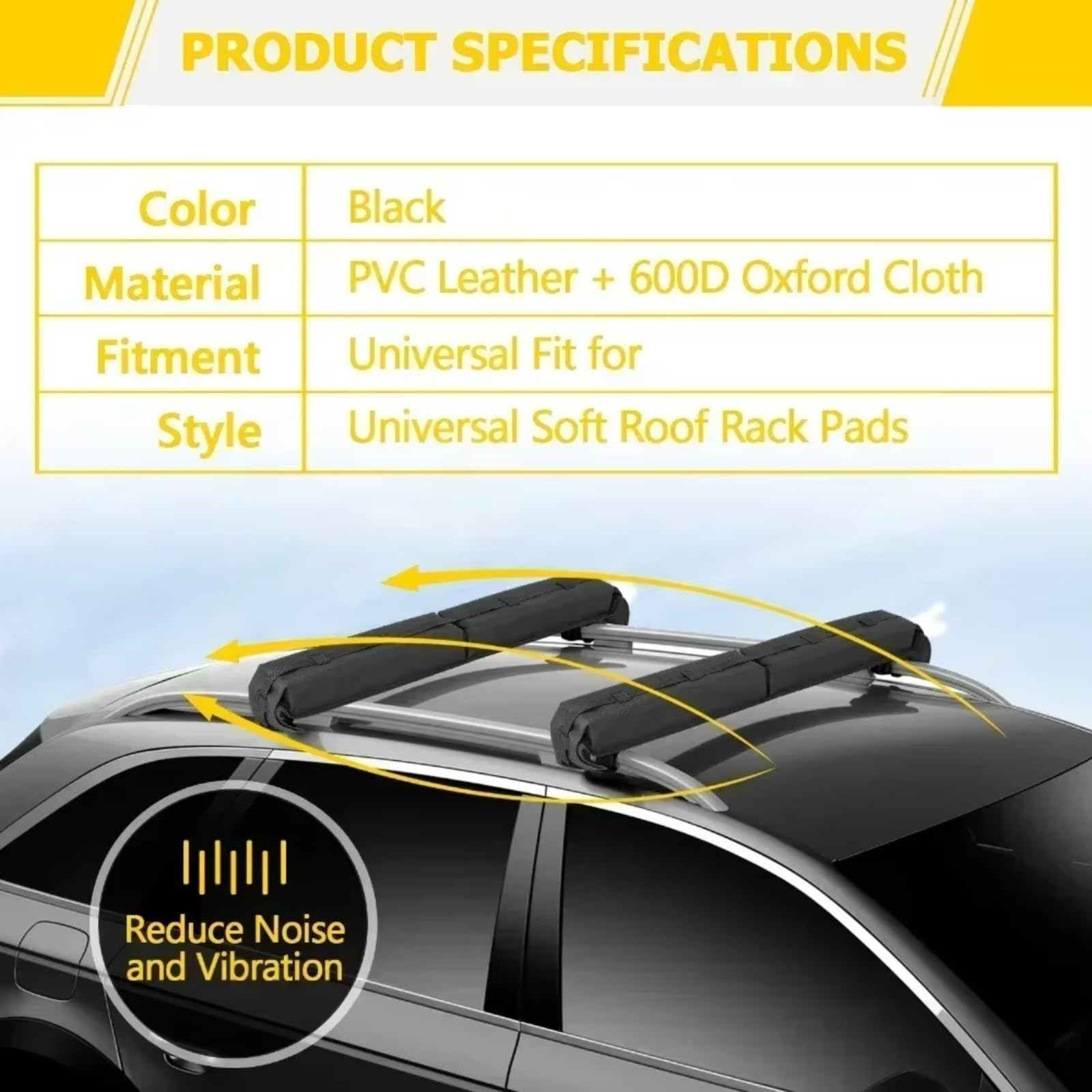 Auto Dachträger Universal-Autodachgepäck-Softrack-Pads Für Kajak/Sup/Paddleboard/Kanu/Snowboard/Windsurfing-Surfbrett-Racks