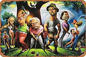 Caddyshack Movie Poster - Retro Metal Sign Vintage Tin Sign