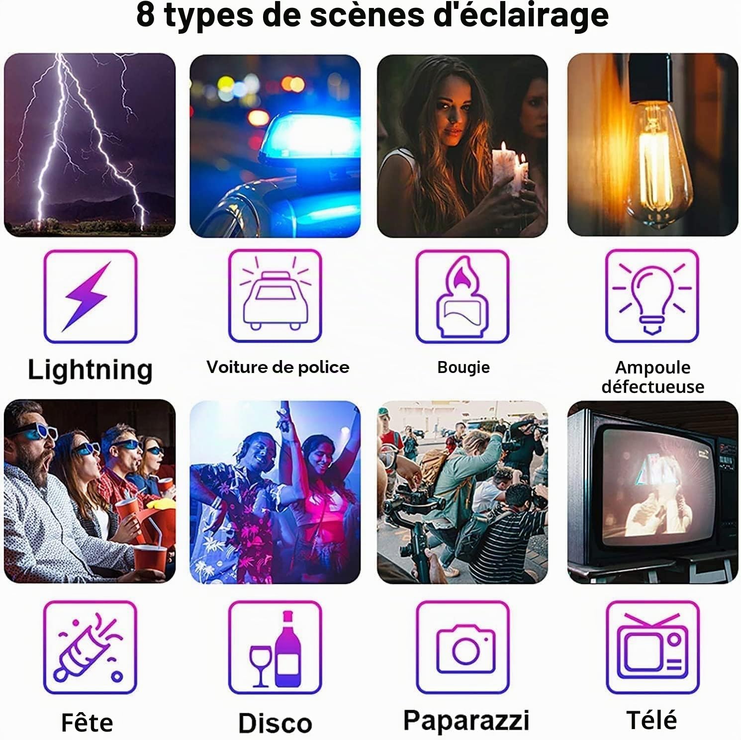 GVM Kit d'éclairage vidéo LED 60 W avec Support, 3200 K ~ 5600 K Contrôle par Application Éclairage continu pour vidéo, Youtube, Streaming, Photographie, Studio