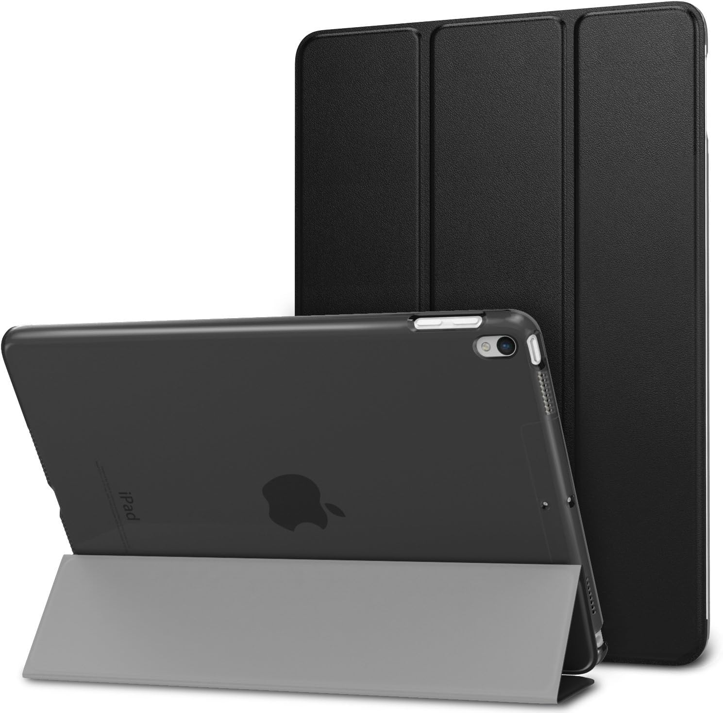 TXWLLIU Hülle für iPad Air 10,5 Zoll 2019 (3. Generation) & iPad Pro 10,5 Zoll 2017, Ultradünne Leichte Schutzhülle, Automatische Schlaf-/Wachfunktion, Schwarz