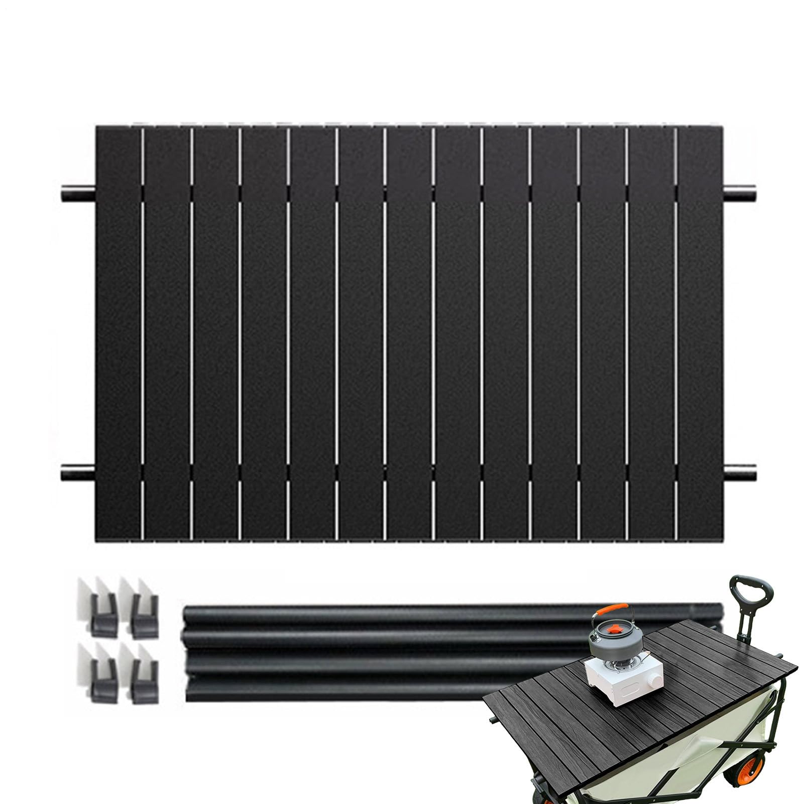 Deska kempingowa, stół plażowy | Stół kempingowy ze stopu aluminium - Heavy Duty, 29,5 x 21,6 cala, narzędzie turystyczne, przenośne materiały piknikowe do grilla,