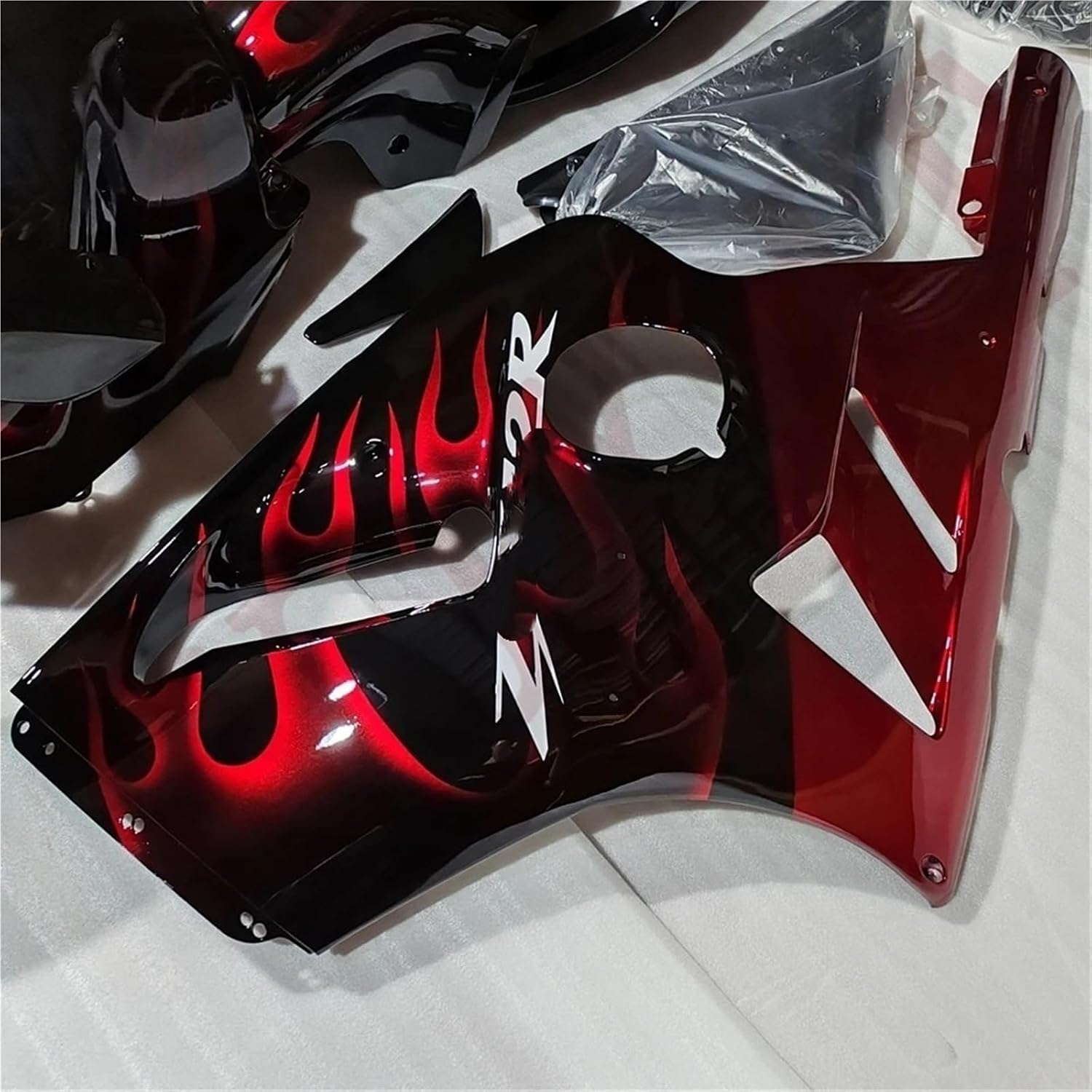 Motorcycle Fairing Kit For Kawasaki ZX12R ZZR1200 ZX12 2002-2005 Fairings ZX ZZR 12R 1200 02-04 05 Bodywork Cowl Fuel Tank Shell(B)