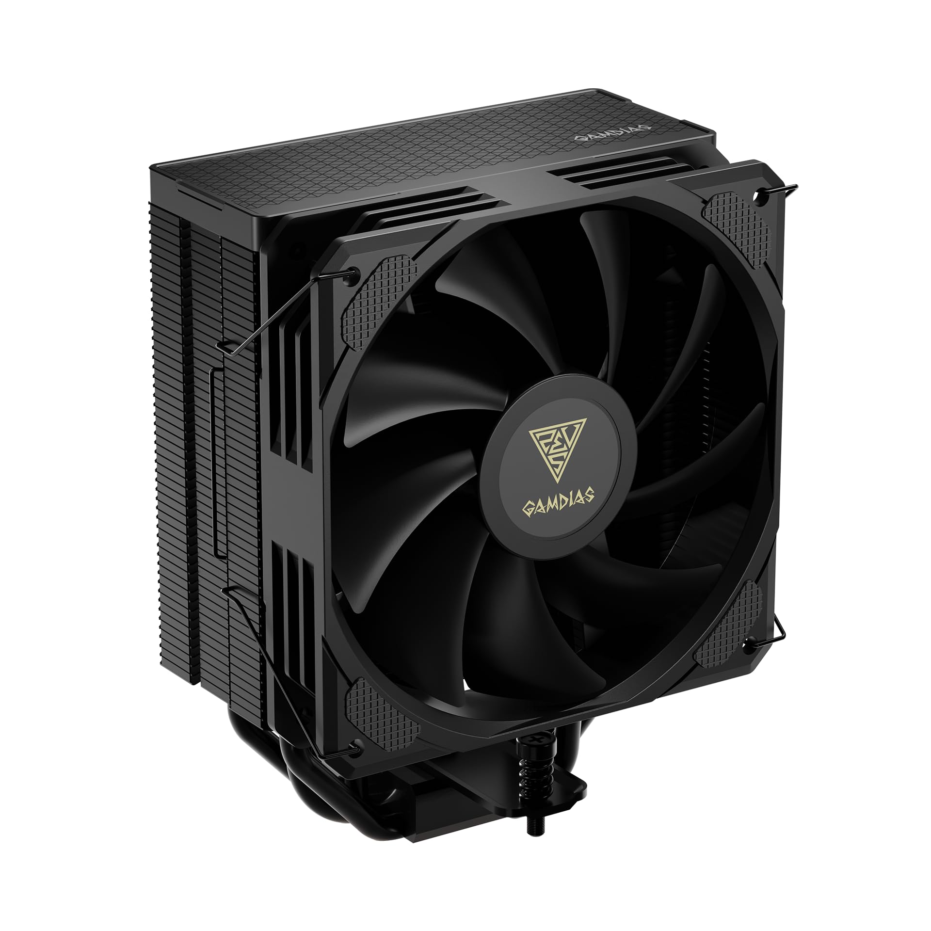 Gamdias Boreas M2-510 Ventilateur de processeur 120 mm | Prend en charge les prises de processeur AMD et Intel AM5, AM4/LGA 1700, 1200, 1151, 1150/PWM, flux d'air 72,94 CFM, 5 tuyaux thermiques