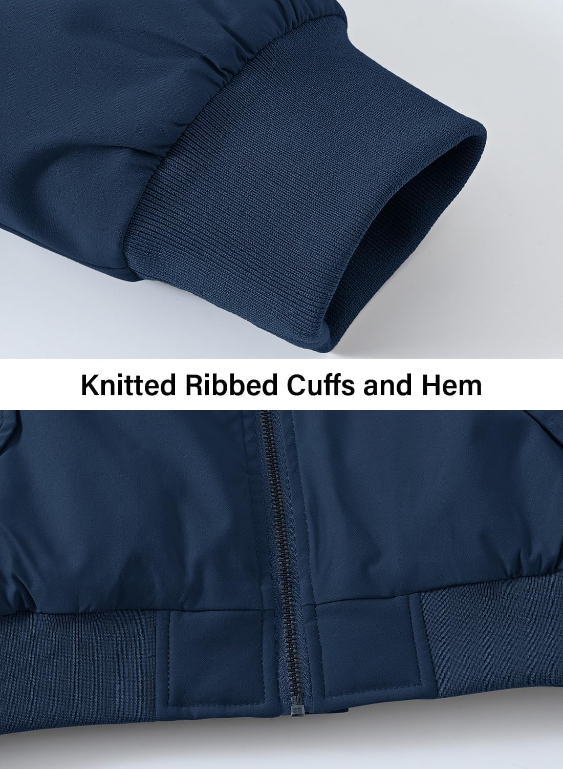 BGOWATU Men's Jacket Windproof Quilted Bomber Jackets Casual Fall Winter Warm Padded Coats Outwear - Image 6