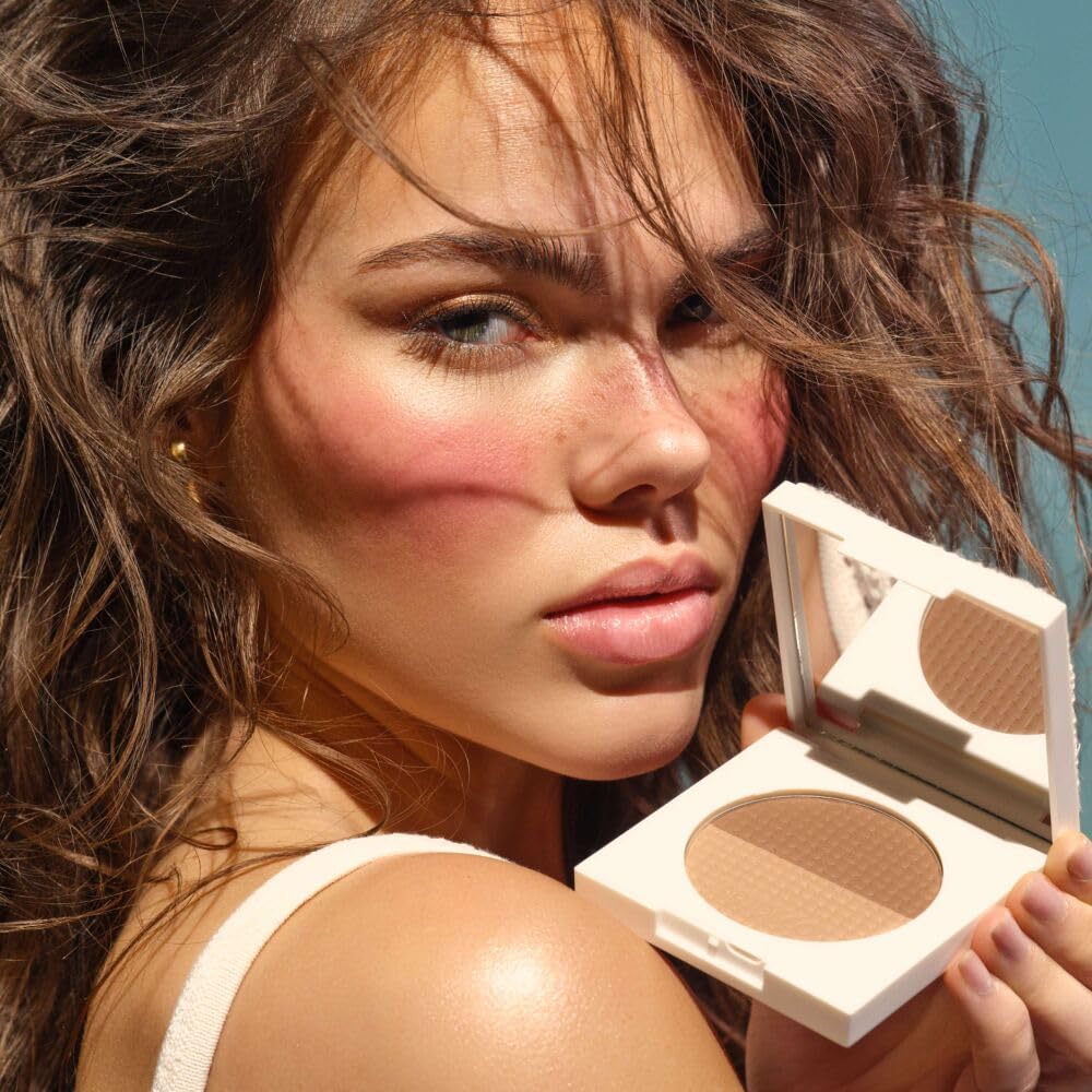 ARTDECO Bronzing Powder St. Tropez Tan - dwukolorowy bronzer w chłodnych odcieniach do uzupełniania - 1 x 9 g